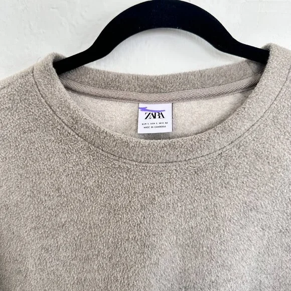 Zara Crewneck Sweatshirt Men's Size Large - Picture 2 of 5